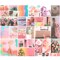 Wrapables Aesthetic Scrapbooking Washi Stickers, for DIY Arts & Crafts, Diary, Stationery, Card Making, Collages, Decals (70 pcs)